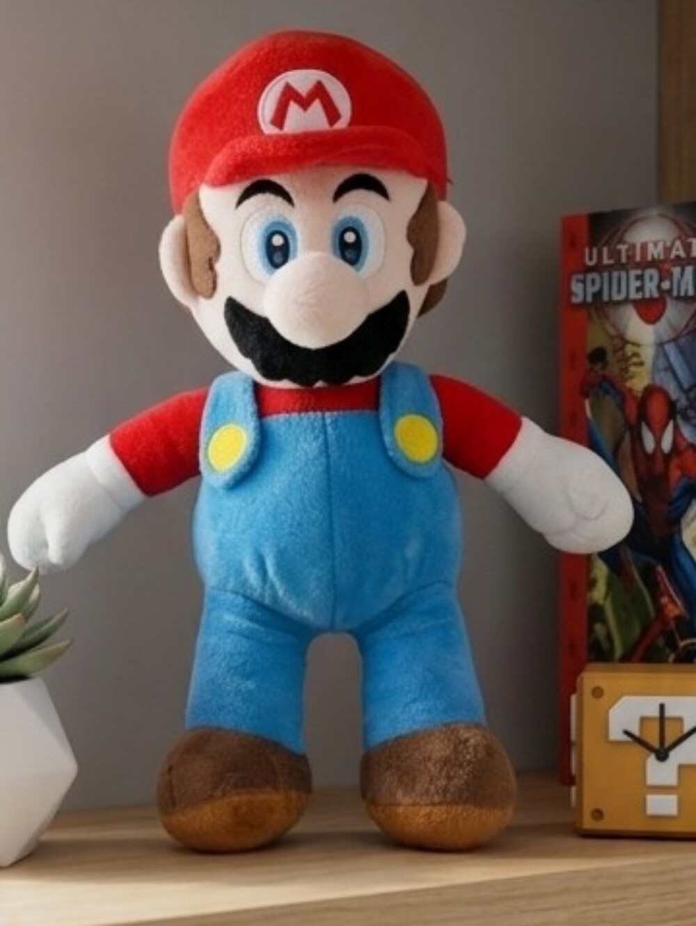 Nintendo Super Mario Plush Toy 12" Mario Stuffed Character Doll Official Nintend